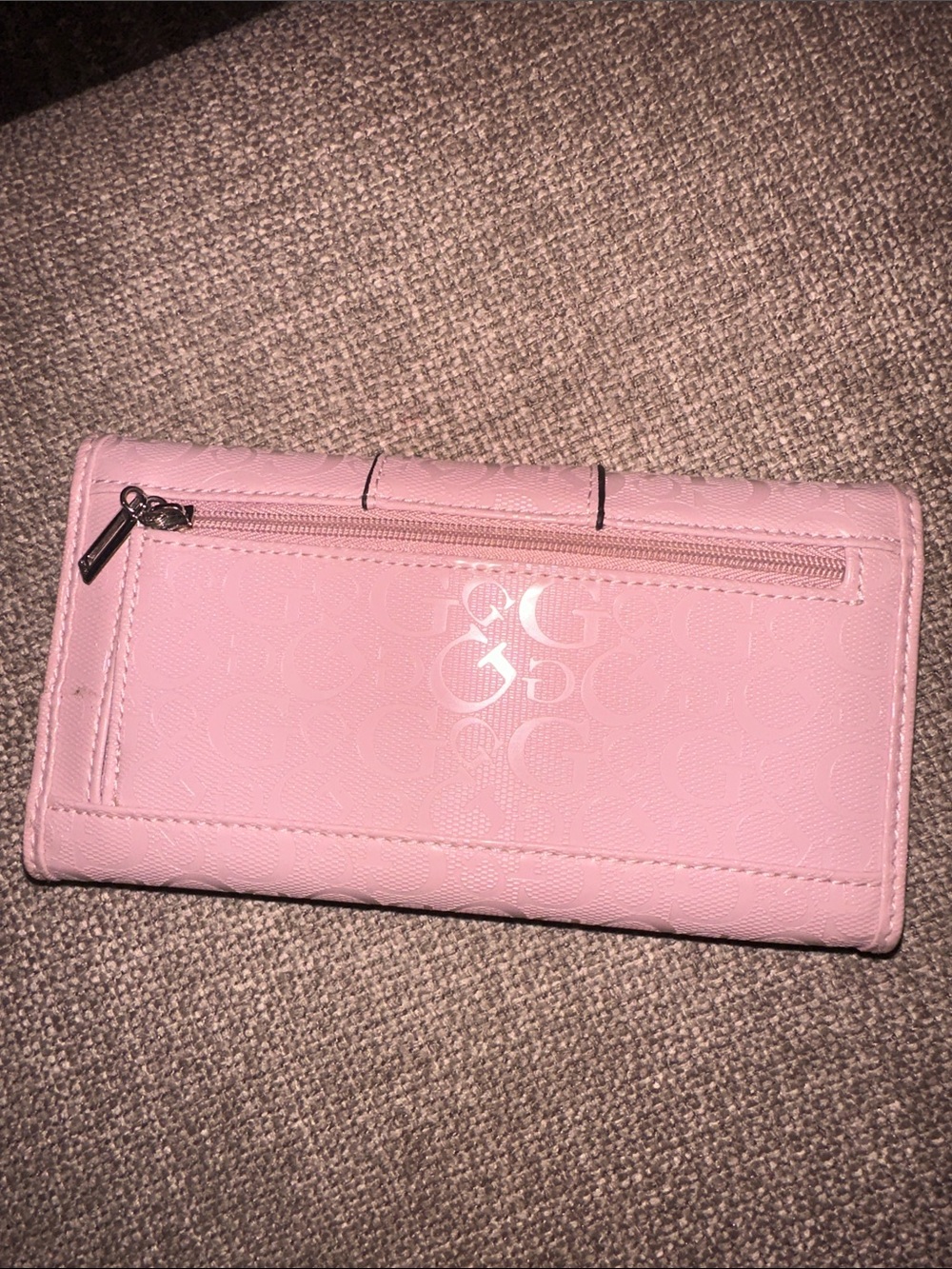 Guess Blush patent logo slim wallet - Picture 2 of 5